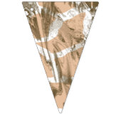 Ein lebendiges Stoffdesign mit viel Blumen Wimpelkette (Dritte Fahne)