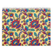 Ein lebendiges Stück Textilkunst mit fett roten Au Kalender (Titelbild)