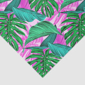 Ein lebendiges tropisches Monstera-Blätter Exotisc Seidenpapier (Ausschnitt)