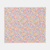 Ein lebendiges und farbenfrohes Muster aus kleinen Fleecedecke (Vorderseite (Horizontal))