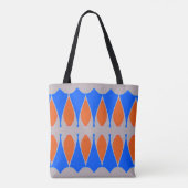 Ein lebendiges, vielfarbiges klassisches Design Tasche (Rückseite)