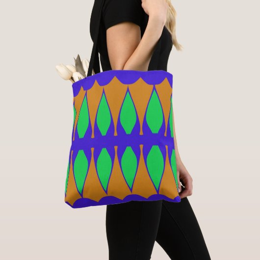 Ein lebendiges, vielfarbiges klassisches Design Tasche (Von Nahem)