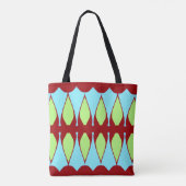 Ein lebendiges, vielfarbiges klassisches Design Tasche (Rückseite)