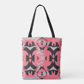 Ein lebendiges, vielfarbiges klassisches Design Tasche (Rückseite)