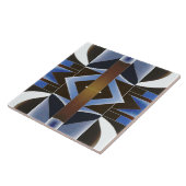 Ein lebendiges, vielfarbiges, klassisches geometri fliese (Seite)