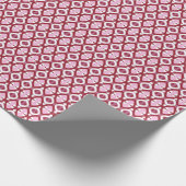 Ein lebendiges, vielfarbiges klassisches trendiges geschenkpapier (Ecke)