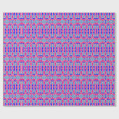 Ein lebendiges, vielfarbiges klassisches trendiges geschenkpapier (Flach)