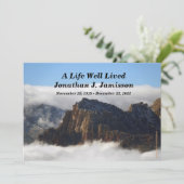 Ein lebenslanger Service, Wolken Einladung (Stehend Vorderseite)