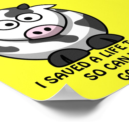 EIN LEBENSSTANDORT gerettet Poster (Ecke)