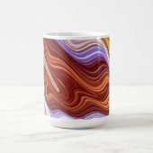 Ein lebhafter, farbenfroher, klassischer Kaffeemas Kaffeetasse (Mittel)