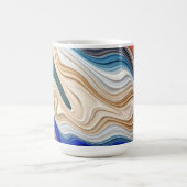 Ein lebhafter, farbenfroher, klassischer Kaffeemas Kaffeetasse (Mittel)