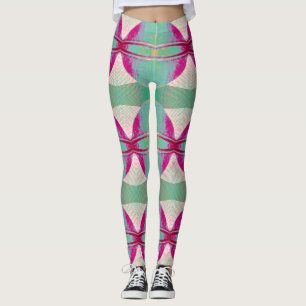 Ein lebhafter mehrfarbiger Farbstoff mit Krawatte  Leggings
