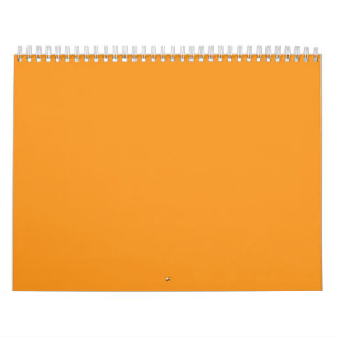Ein lebhafter orangefarbener Platz, umgeben von ei Kalender