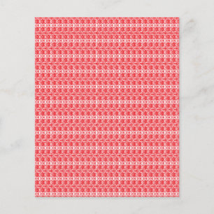 Ein lebhaftes abstraktes rot-orangefarbenes Design Flyer