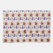 Ein lebhaftes Design mit gelbem und orangefarbenem Geschirrtuch (Horizontal)