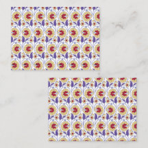 Ein lebhaftes Design mit gelbem und orangefarbenem