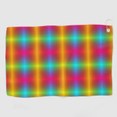 Ein lebhaftes, mehrfarbiges Handtuch mit einem Kal (Horizontal)