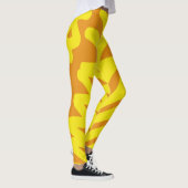 Ein lebhaftes orangefarbenes "Ratti_Creative_Arts" Leggings (Rechts)