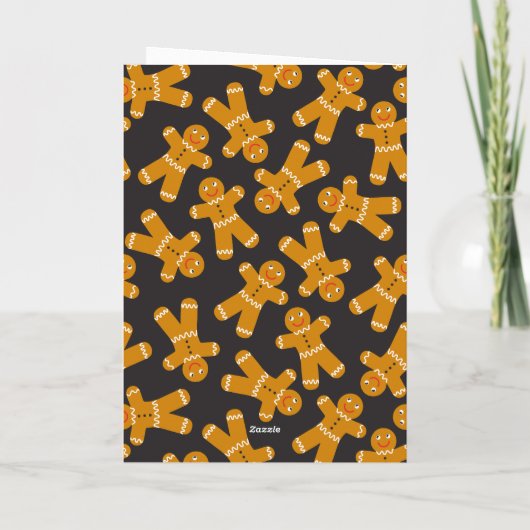 Ein Lebkuchen Karte (Rückseite)