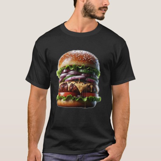 Ein leckerer Burger T-Shirt (Vorderseite)
