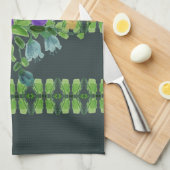 Ein leckeres Teetuch mit Aquamarinem Geschmack Geschirrtuch (Viertel Falte)