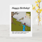 Ein Leer gezeichnet - Grand Canyon - Anpassen Karte (Gelbe Blume)