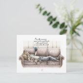 Ein Leerschritt - Anpassbar Postkarte (Stehend Vorderseite)