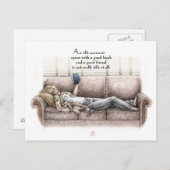 Ein Leerschritt - Anpassbar Postkarte (Vorne/Hinten)