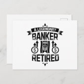 Ein legendärer Bäcker ist in Rente gegangen Postkarte (Vorne/Hinten)