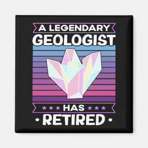 Ein legendärer Geologe hat Geologie Funny ermüdet Magnet