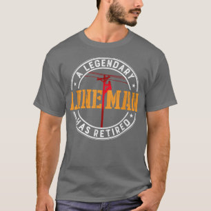 Ein legendärer Lineman hat die sonnige Ruhestandsz T-Shirt