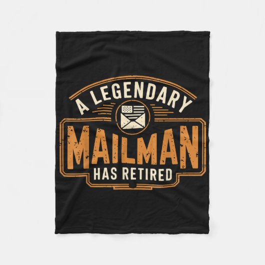 Ein legendärer Mailman hat Postarbeiter Reti Fleecedecke (Vorderseite)