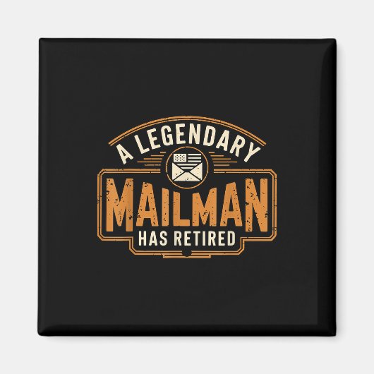 Ein legendärer Mailman hat Postarbeiter Reti Magnet (Vorne)