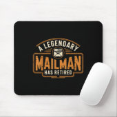 Ein legendärer Mailman hat Postarbeiter Reti Mousepad (Mit Mouse)