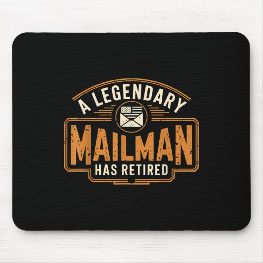 Ein legendärer Mailman hat Postarbeiter Reti Mousepad (Vorne)
