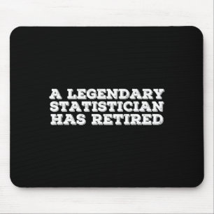 Ein legendärer Statistiker ist in den Ruhestand ge Mousepad