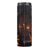 ein Lehrer, der Zauberbücher studiert Thermosbecher (Rückseite)