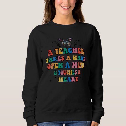 Ein Lehrer macht einen Geist und Touchs Sweatshirt (Vorderseite)