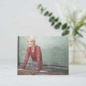 Ein Lehrer Postkarte (Stehend Vorderseite)