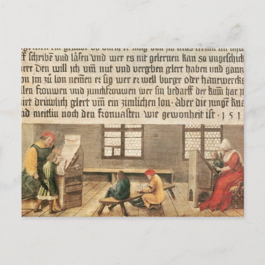 Ein Lehrer Postkarte (Vorderseite)