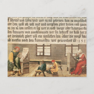 Ein Lehrer Postkarte