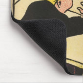 Ein Lehrer rügt seinen Schüler von den Verbrechen Mousepad (Ecke)