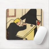 Ein Lehrer rügt seinen Schüler von den Verbrechen Mousepad (Mit Mouse)