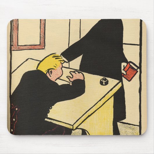 Ein Lehrer rügt seinen Schüler von den Verbrechen Mousepad (Vorne)