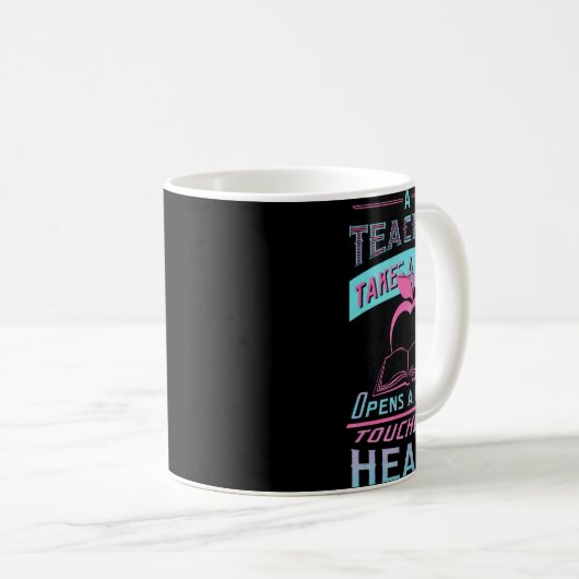 Ein Lehrer übernimmt einen Mathematiklehrer 1 Kaffeetasse (VorderseiteRechts)