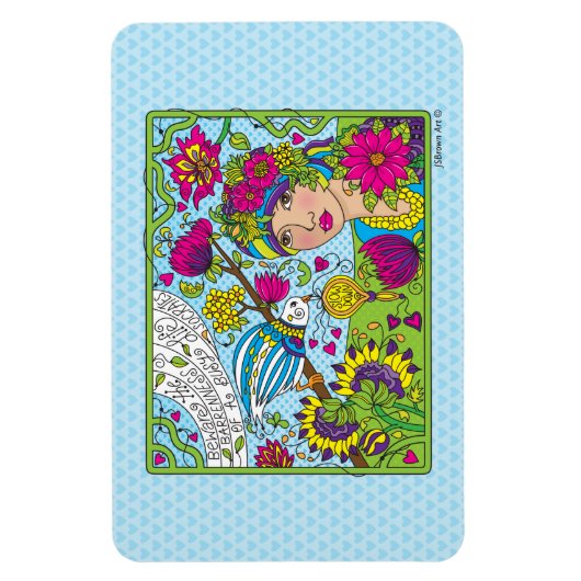 Ein leichtes Leben_flexibel Magnet (Vertikal)