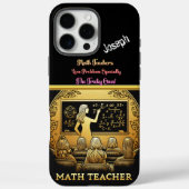 Ein leidenschaftlicher Mathematiklehrer Case-Mate iPhone Hülle (Rückseite)