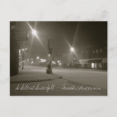 Ein leiser Schneefall - Tomah, Wisconsin Postkarte (Vorderseite)