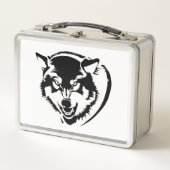 Ein Leiter einer Wolf Metal Lunch Box (Vorderseite)