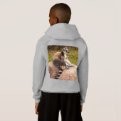 ein Lemur von Madagaskar auf Pullover Kapuze (Schwarz voll)